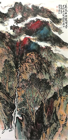 黎越常作品10    《万紫千红》